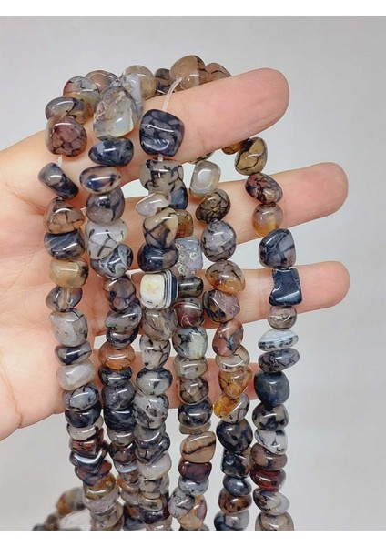 Akik Taşı Şekilsiz Doğal Taş Dizi (54510)