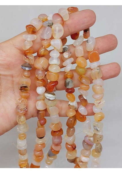 Akik Taşı Şekilsiz Doğal Taş Dizi (54512)