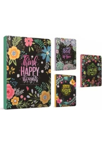 Best Notes Iplik Dikişli Sert Kapak Defter 8X12 80YP. Çizgili