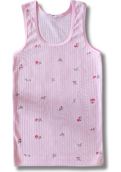 %100 Pamuklu Kız Çocuk Fitilli Kaşkorse Atlet Fanila Iç Çamaşır 6lı Set fiyatları