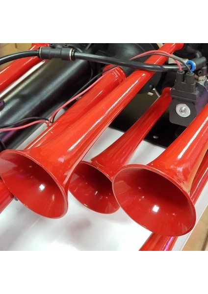 HD450C Altı Borulu Ultra Yankılı Havalı Dadan Korna 12 Volt modelleri