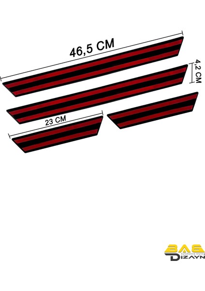 Hyundai Era Sd Krom Kapı Eşik Koruması 2005-2011 Arası 4 Parça