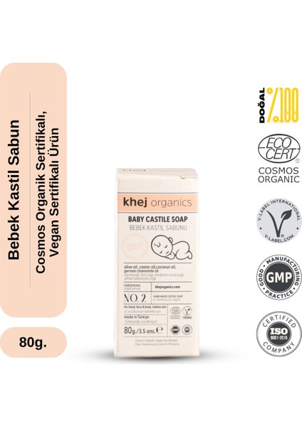 No.2 - Organik Vegan Bebek Kastil Sabunu (Bebek Sabunu)