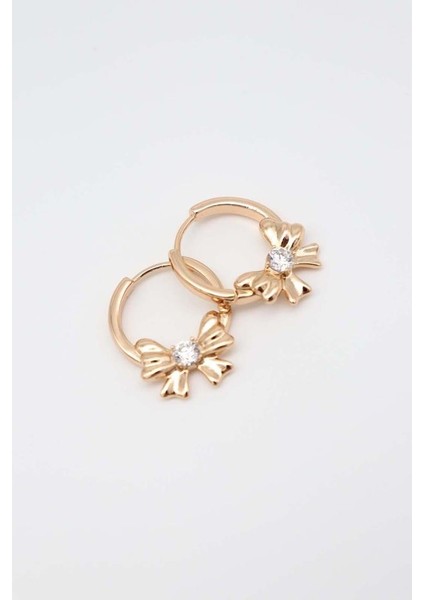 Vıp Fiyonk Detay Taşlı Küpe