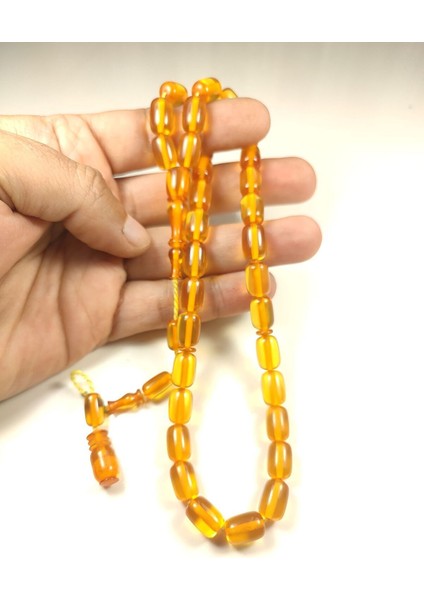 Ahmet Emin Usta Eseri 3 Kat Cilalı Ip Yolları Eskitme Yapılmış Ateş Kehribar Sertifikalı 6137 indirimleri