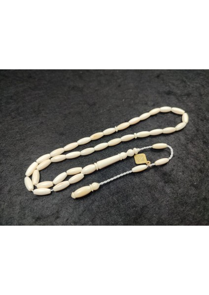 Bu Fiyata Yok!!! Iskeçeli Cemil Usta Eseri 11.20 Gr. El Boy Has Fildişi Tesbih Sertifikalı 6183