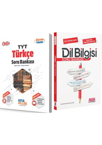 Tyt Türkçe ve Dil Bilgisi Soru Bankası Seti 2 Kitap