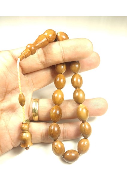 Mustafa Uysal Usta Eseri Naturel Maskot Kuka Tesbih Sertifikalı 6161 fırsatları
