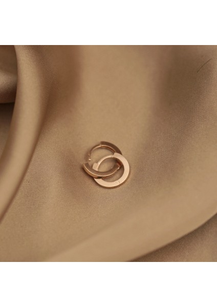 Klipsli Halka Küpe (925 Gümüş)
