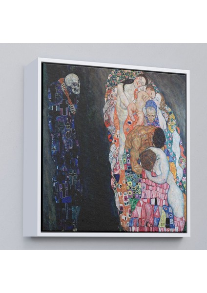 Tekno Trust Çerçeveli Gustav Klimt – Ölüm ve Yaşam TABLOSU-8341 fırsatları