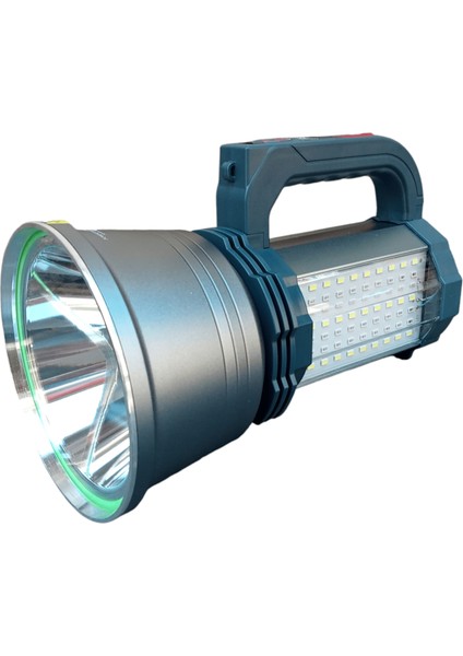PD-6800 30W 3000 Lümen Yüksek Güçlü Güneş Enerjili Projektör El Feneri