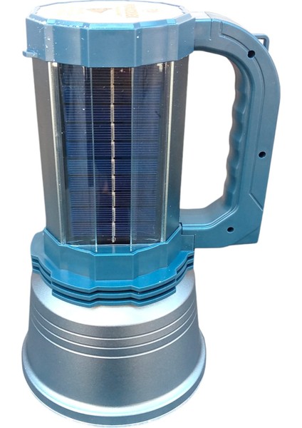 PD-6800 30W 3000 Lümen Yüksek Güçlü Güneş Enerjili Projektör El Feneri