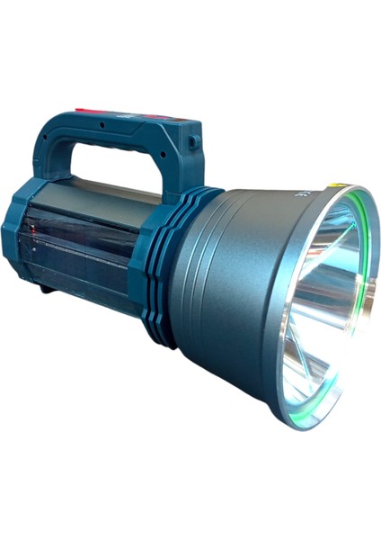PD-6800 30W 3000 Lümen Yüksek Güçlü Güneş Enerjili Projektör El Feneri