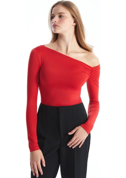 Lcw Vision Kayık Yaka Kadın Bluz