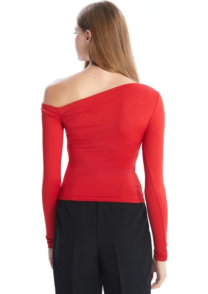 Lcw Vision Kayık Yaka Kadın Bluz fırsatları