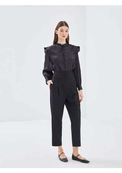 Lcw Modest Bağlamalı Yaka Oversize Saten Kadın Bluz fiyatları