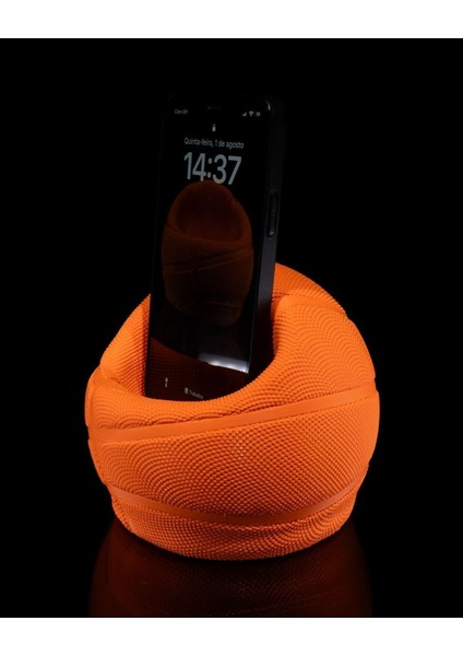 Basketbol Topu Temalı Modern Telefon Tutucu Masa Aksesuarı modelleri