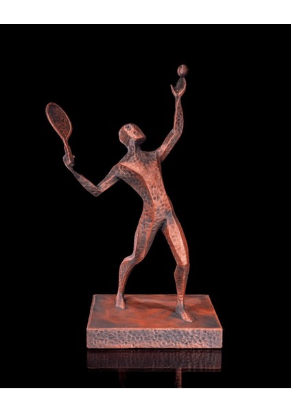 Bakır Renk Tenisçi Heykeli fiyatları