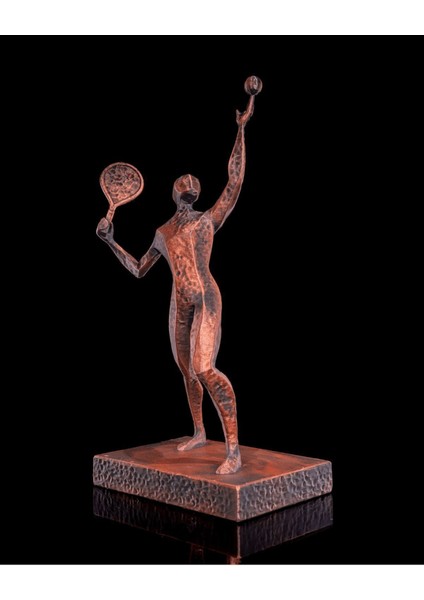 Bakır Renk Tenisçi Heykeli modelleri