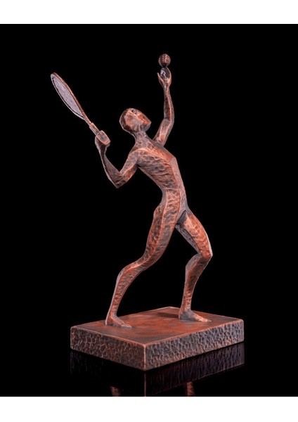 Bakır Renk Tenisçi Heykeli fırsatları