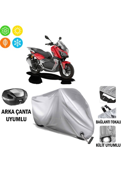 Rks Reale 125 Branda Motosiklet Brandası Arka Çanta Bağlantı,kilit Uyumlu