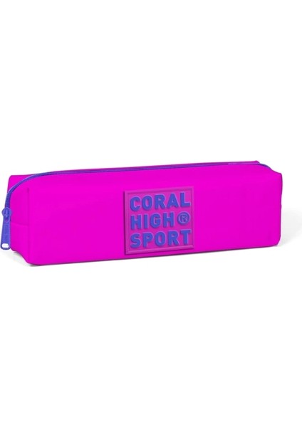 Coral Hıgh 22345 Sport Pembe Mavi Tek Bölmeli Kalem Çantası
