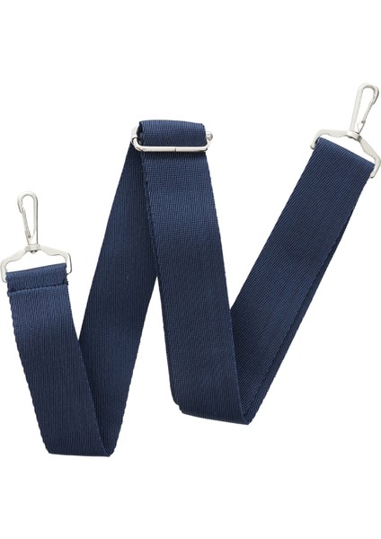 Navy Blue Narrow Woven Adjustable Bag Strap Lacivert Dar Dokuma Ayarlanabilir Çanta Askısı