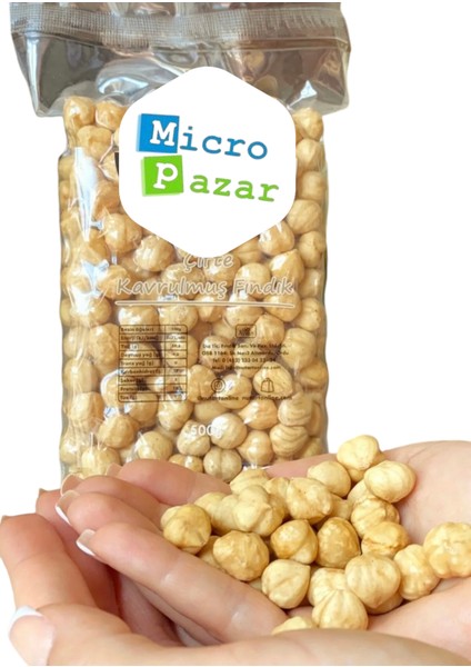 Çifte Kavrulmuş İç Fındık, Giresun Yağlısı 500 gr