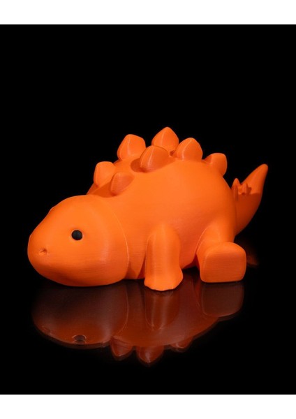 - Bebek Stegosaurus Turuncu Dinozor Biblo - Sevimli ve Eğlenceli Dekor fırsatları
