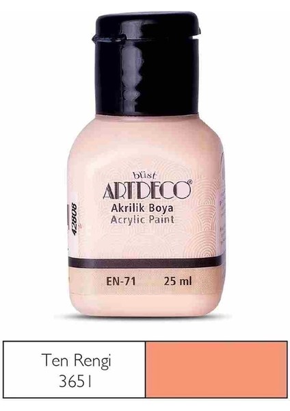 Akrilik Boya 25 Ml. Ten Rengi 070A-3651