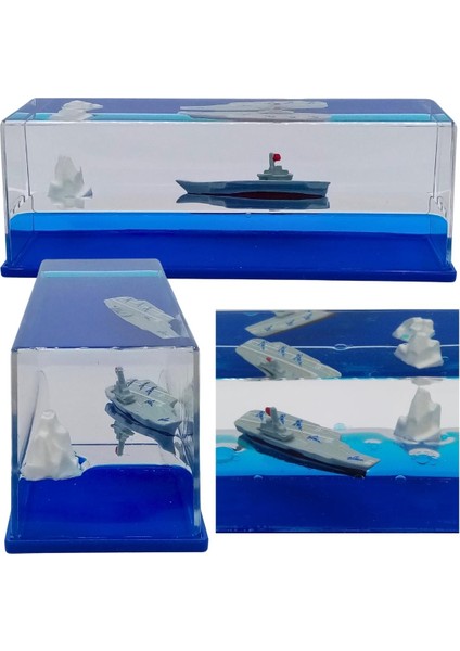Cam Deniz Içinde Batmayan Uçak Gemisi ve Buzdağı 15 cm indirimleri