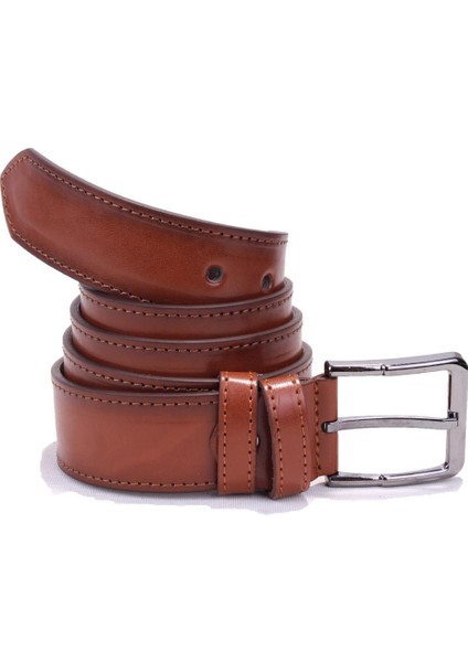 DMK26-354 Taba 4 cm Suni Deri Erkek Kemer fiyatları