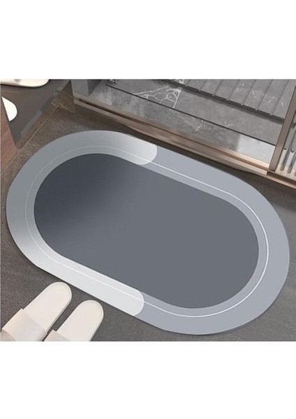 Oval Süper Emıcı Banyo Paspası