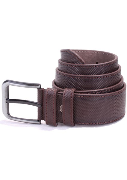 DMK26-458 Kahve 4.5 cm Suni Deri Erkek Kemer modelleri