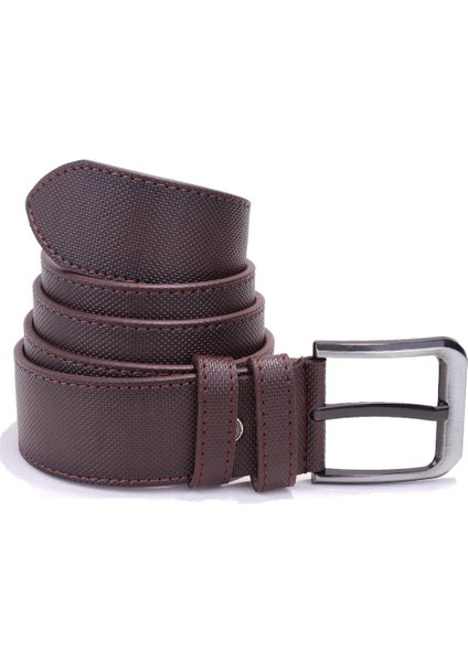 DMK26-458 Kahve 4.5 cm Suni Deri Erkek Kemer fırsatları