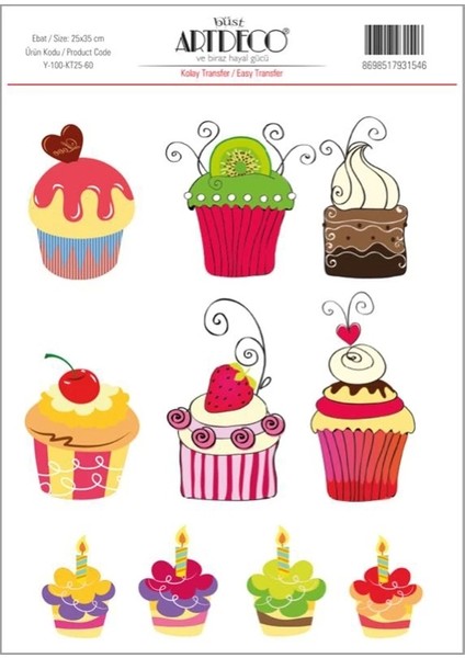 Kolay Transfer 25 x 35 cm Desen 60