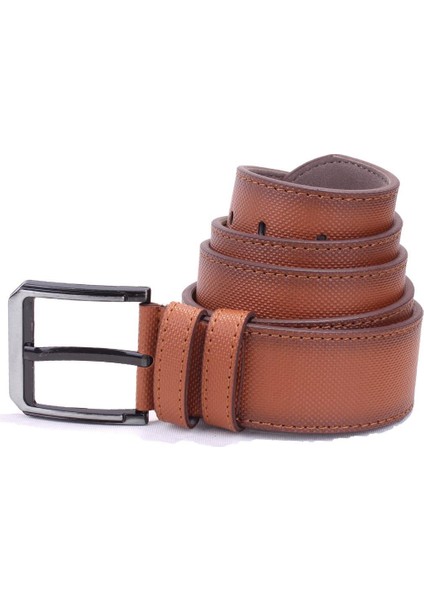DMK26-458 Taba 4.5 cm Suni Deri Erkek Kemer modelleri