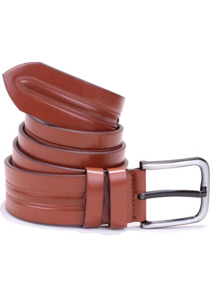 DMK26-457 Taba 4.5 cm Suni Deri Erkek Kemer fiyatları