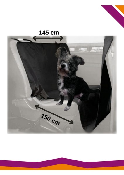 Kedi ve Köpek Oto Koltuk Koruma Örtüsü 145X150 cm