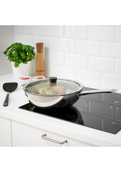 Tencere Kapağı, Paslanmaz Çelik-Cam, 33 cm fiyatları