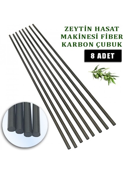 Zanon Benza Zeytin Hasat Makinaları 5mm Karbon Fiber Çubuk