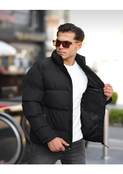Erkek Su ve Rüzgar Geçirmez Siyah Mont fiyatları