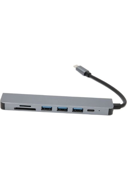 7 Portlu USB Hub, Hızlı Veri Aktarımı 100W Pd Hızlı Şarj USB C Hub 7'si 1 Arada 4K Hdtv Pro/ Vista