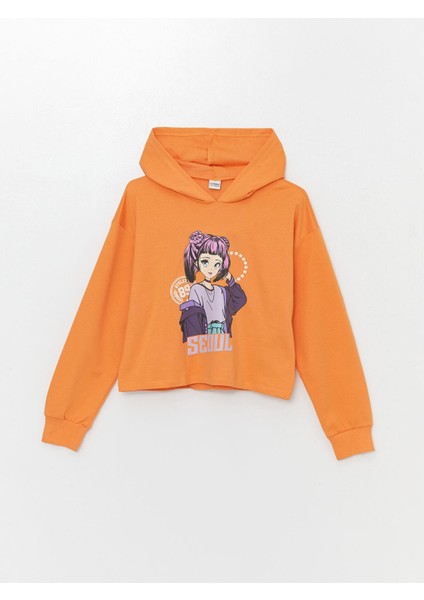 Lcw Kids Kapüşonlu Kız Çocuk Sweatshirt