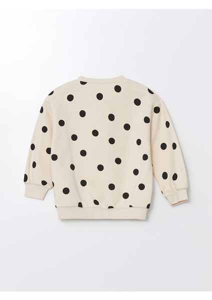 Lcw Kids Bisiklet Yaka Uzun Kollu Baskılı Kız Çocuk Sweatshirt 2'li modelleri