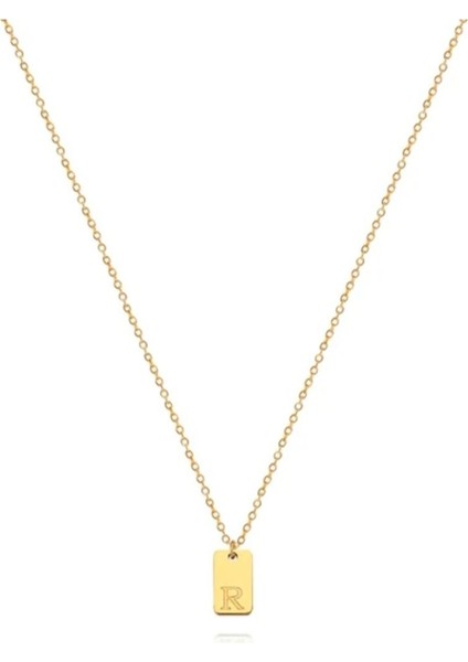 Minimalist Harfli Çelik Kolye - 316L Kararmaz Cerrahi Çelik Kolye - Harfli Kolye fiyatları