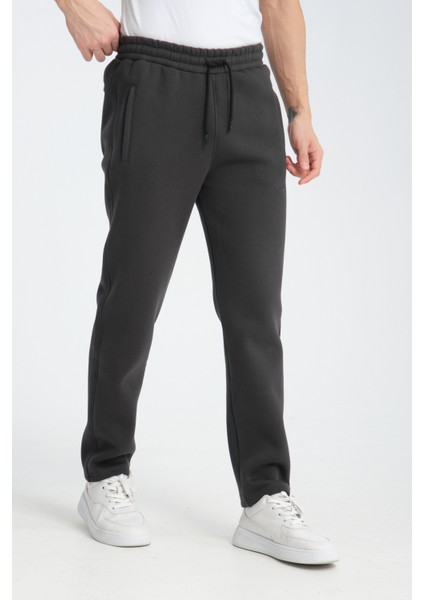 Erkek Füme 3 Iplik Rahat Kesim Düz Paça Kışlık Eşofman Altı fiyatları