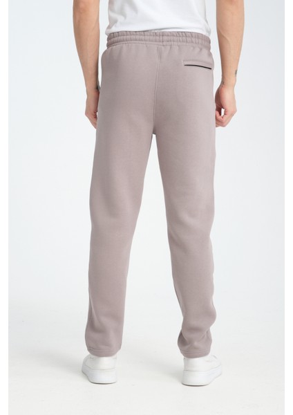 Erkek Gri 3 Iplik Rahat Kesim Düz Paça Kışlık Eşofman Altı fırsatları