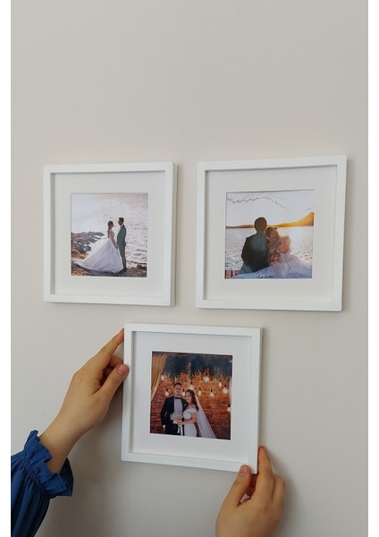 20 x 20 cm Sök-Tak Kare Çerçeve! Beyaz modelleri