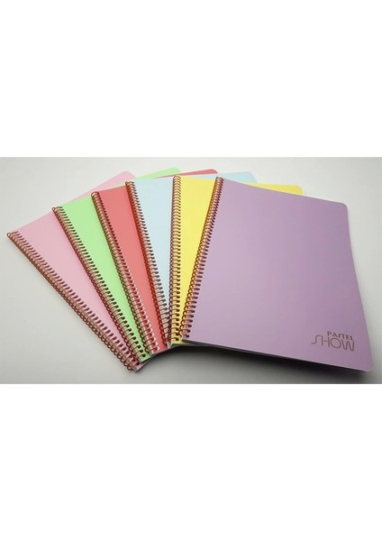 Keskin Pastel Show Pp Kapak Spiralli Defter A5 72 Yp. Kareli 324512-99